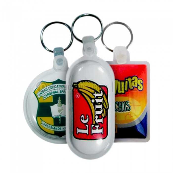▷ Llaveros Inflables / Acolchados Promocionales con tu Publicidad