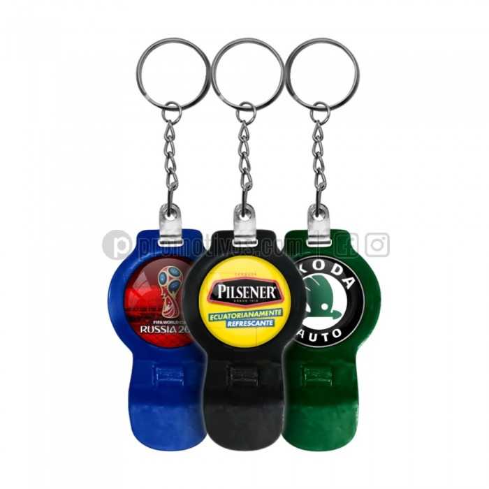 ▷ Llaveros Destapadores Metálicos (redondos) Impresos Full Color