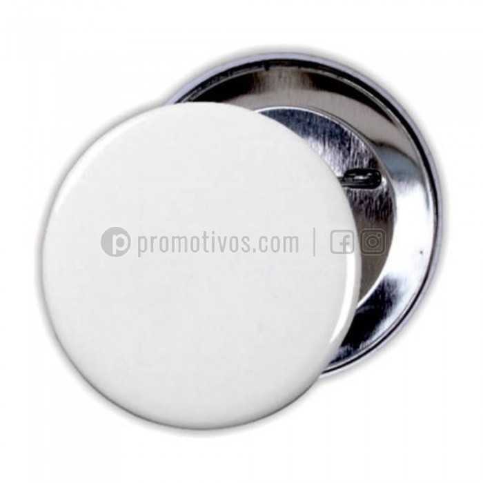 ▷ Pines / Pins / Botones Publicitarios en Blanco (redondos)