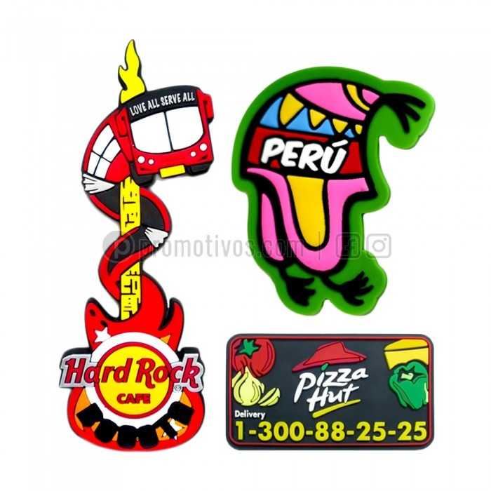 ▷ Magnéticos (Imantados) Microinyectados en PVC / 3D (Caucho)