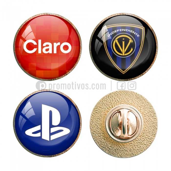 ▷ Mini (Pines / Insignias / Escarapelas) Metálicas 3D *Full Color