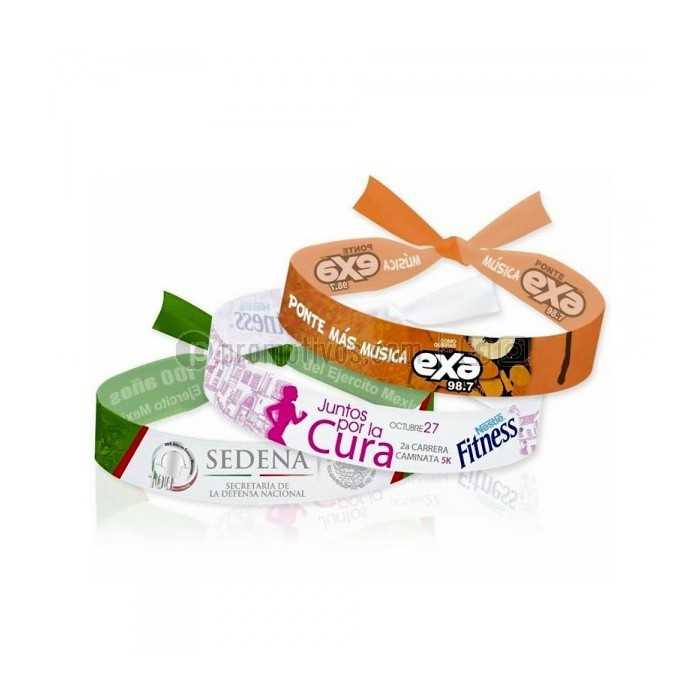 Pulseras Sublimadas (Textil / Tela) Personalizadas a Full Color