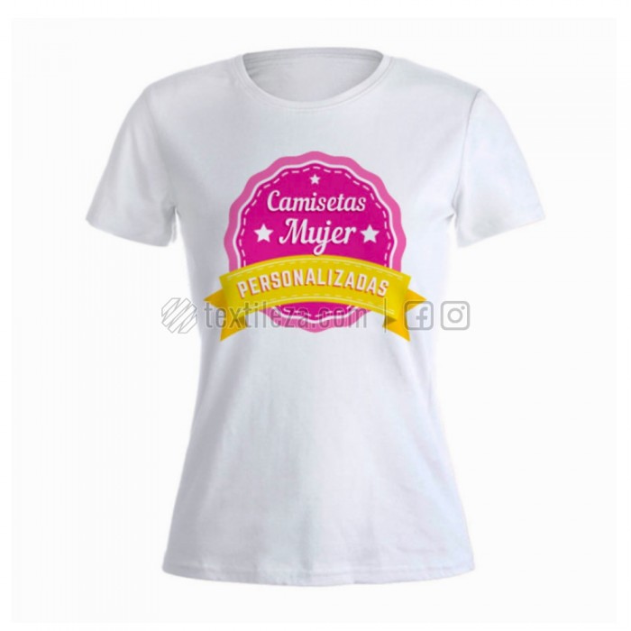 ▷ Camisetas PERSONALIZADAS 【Sublimadas】 de Mujer